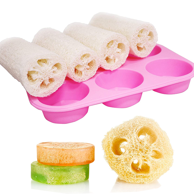 Soap Making Starter Kit - 10cm Loofah i zestaw mydła naturalne