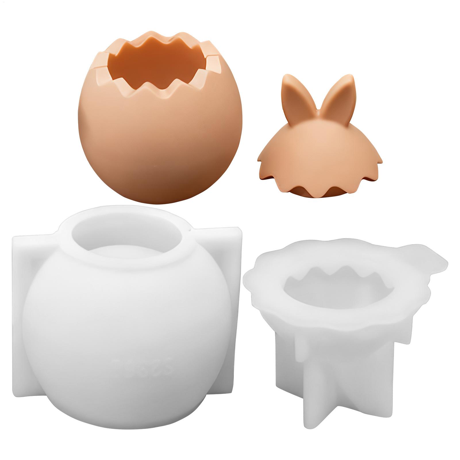 Soap Making Friend - Formy do jajek wielkanocnych 3D silikonowe