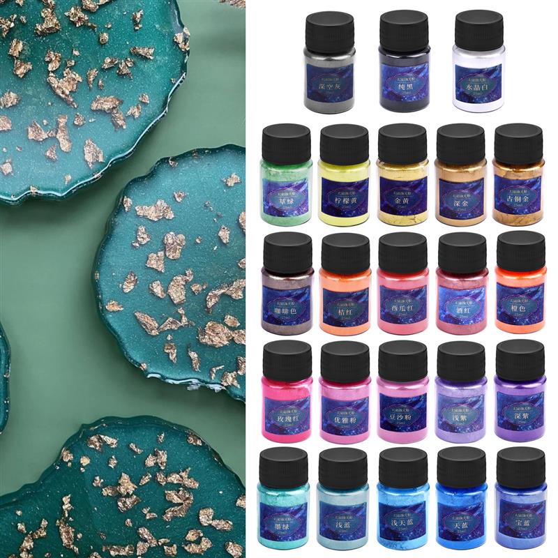 Mica Powder Colorant - 10 g/butelka perłowy proszek żywica Pigment
