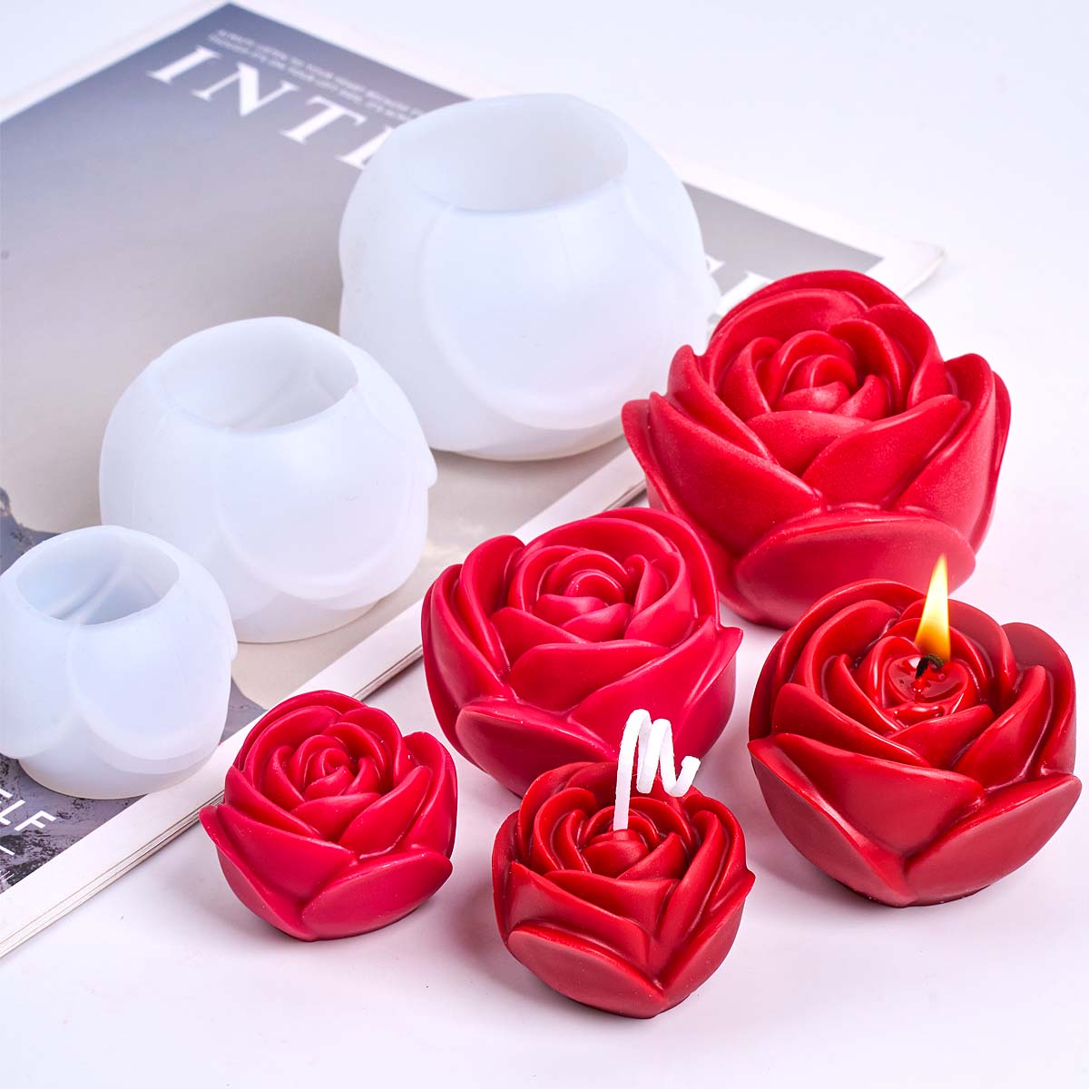 Soap Making Scents - Forma silikonowa 3D w kształcie kwiatu