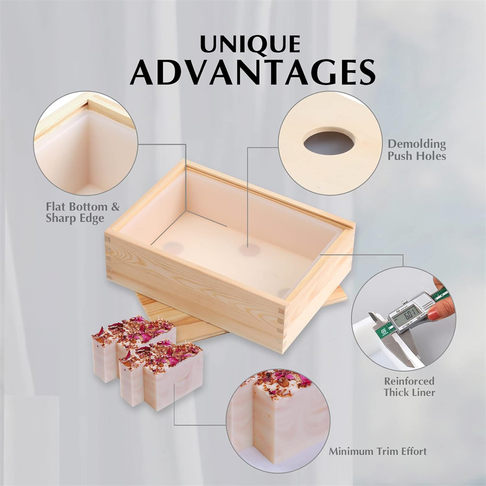 Duże formy do mydła Prostokątn – Soap Making Guide For Beginners recenzja i cena