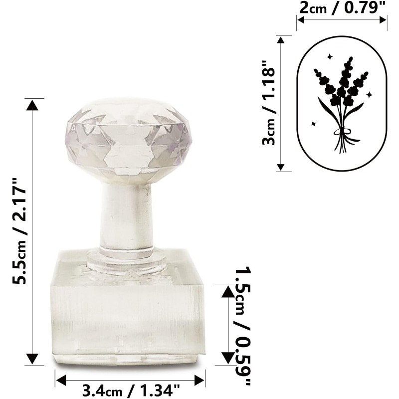 1 szt. Mydło akrylowe stempel  – Soap Making Starter Kit recenzja i cena