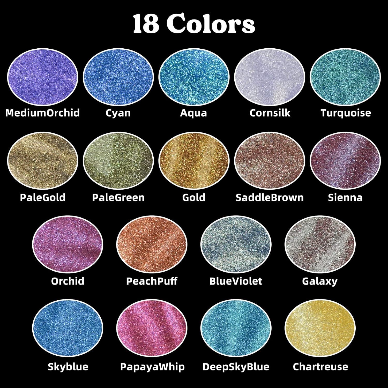 18-kolorowy proszek mika chame – Mica Powder Colorant recenzja i cena