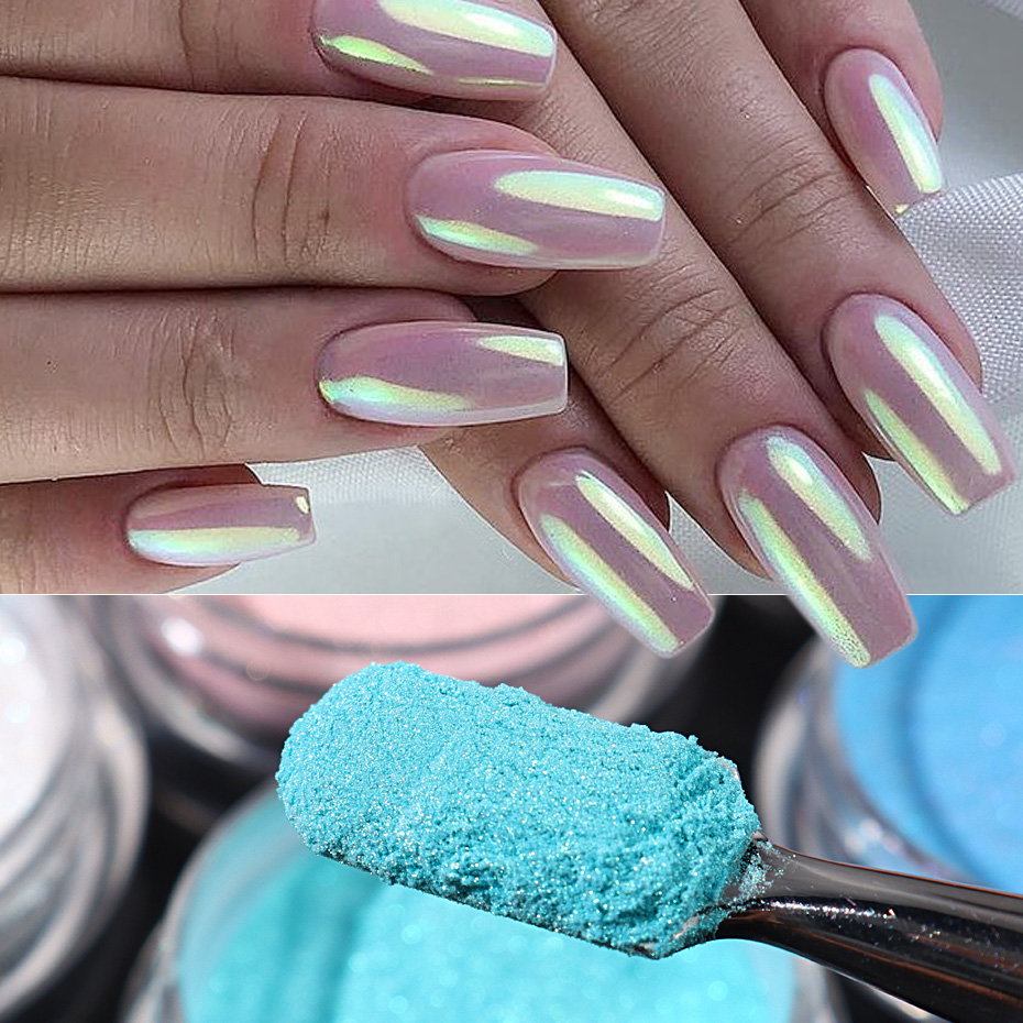 10 sztuk zestaw paznokci syren – Mica Powder Colorant recenzja i cena
