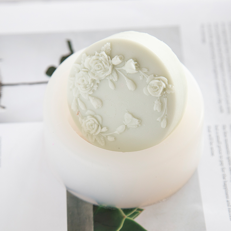 Okrągły kształt Kwiat róży Ręc – Soap Making Scents recenzja i cena
