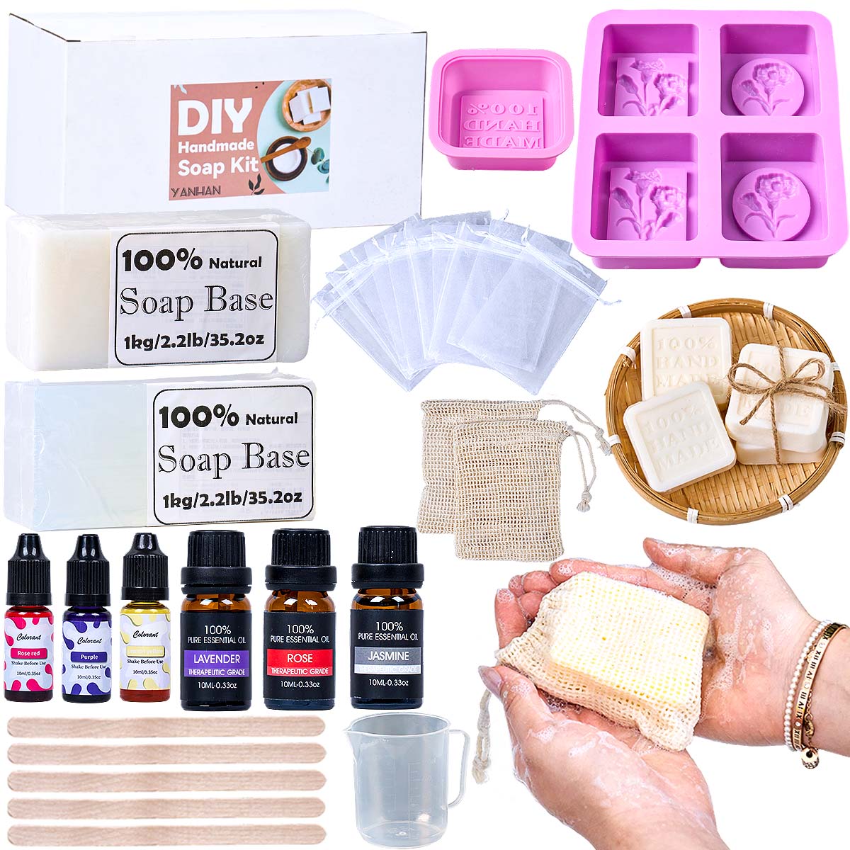 Zestaw do samodzielnego wyrobu – Soap Making Starter Kit recenzja i cena