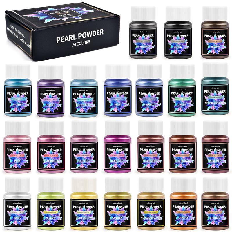 6/24/30Colors Epoxy Resin Dye  – Mica Powder Colorant recenzja i cena