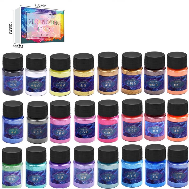 6/24/30Colors Epoxy Resin Dye  – Mica Powder Colorant recenzja i cena